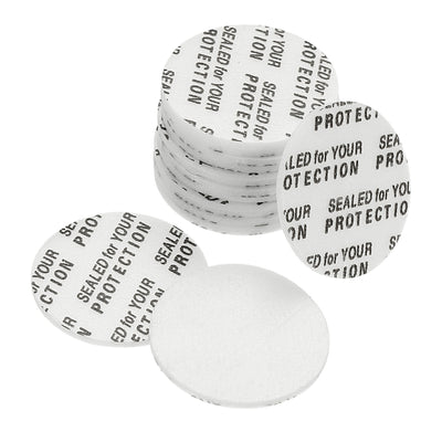 Harfington 18mm/0.71" Foam Lid Liner, 100 Pack PS Foam Resistant Tamper Pressure Sensitive Seal for Bottle Cap Liners Seals