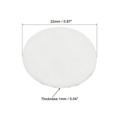 Harfington 22mm/0.87" Foam Lid Liner, 100 Pack PS Foam Resistant Tamper Pressure Sensitive Seal for Bottle Cap Liners Seals