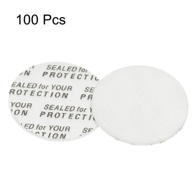 Harfington 22mm/0.87" Foam Lid Liner, 100 Pack PS Foam Resistant Tamper Pressure Sensitive Seal for Bottle Cap Liners Seals