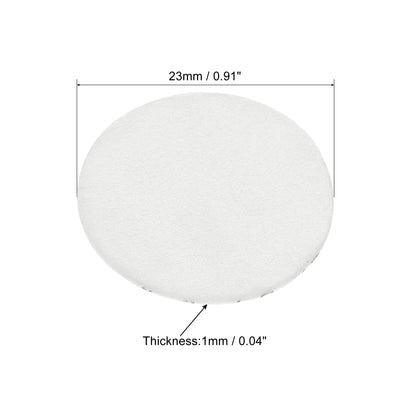 Harfington 23mm/0.91" Foam Lid Liner, 100 Pack PS Foam Resistant Tamper Pressure Sensitive Seal for Bottle Cap Liners Seals