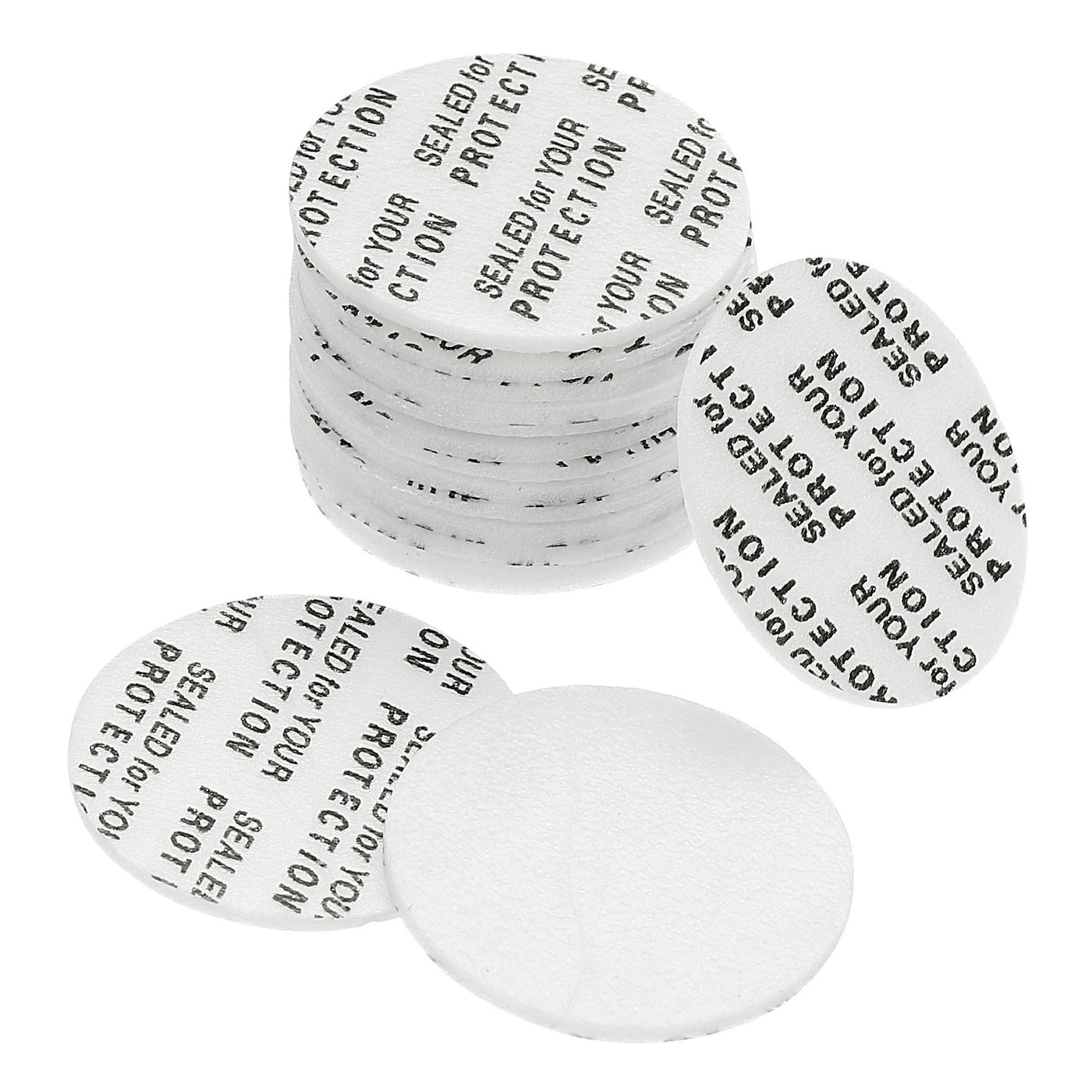 Harfington 23mm/0.91" Foam Lid Liner, 100 Pack PS Foam Resistant Tamper Pressure Sensitive Seal for Bottle Cap Liners Seals