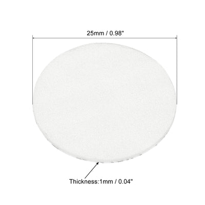 Harfington 25mm/0.98" Foam Lid Liner, 100 Pack PS Foam Resistant Tamper Pressure Sensitive Seal for Bottle Cap Liners Seals