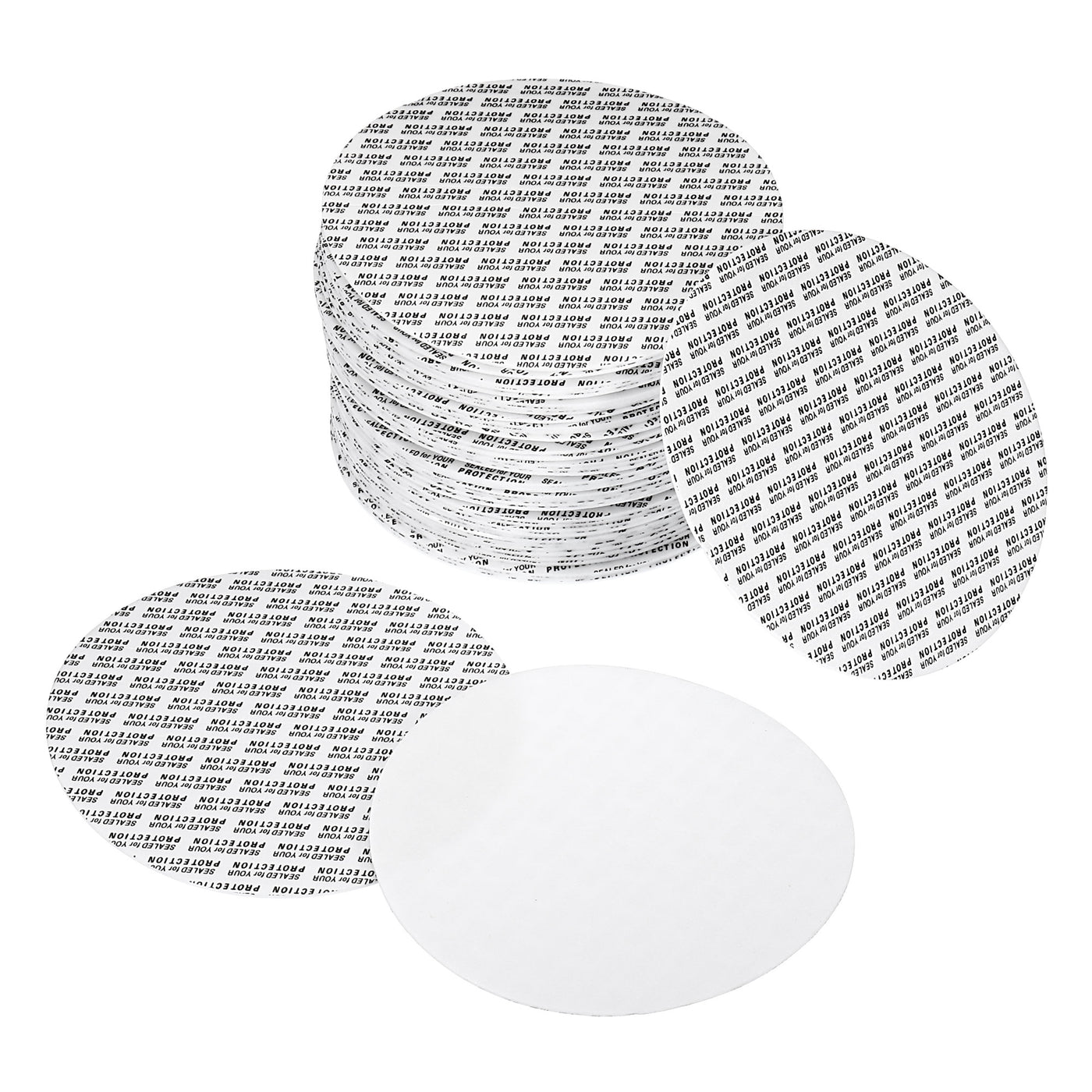 Harfington Foam Lid Liner, PS Foam Resistant Tamper Pressure Sensitive Seal for Bottle Cap Liners Seals