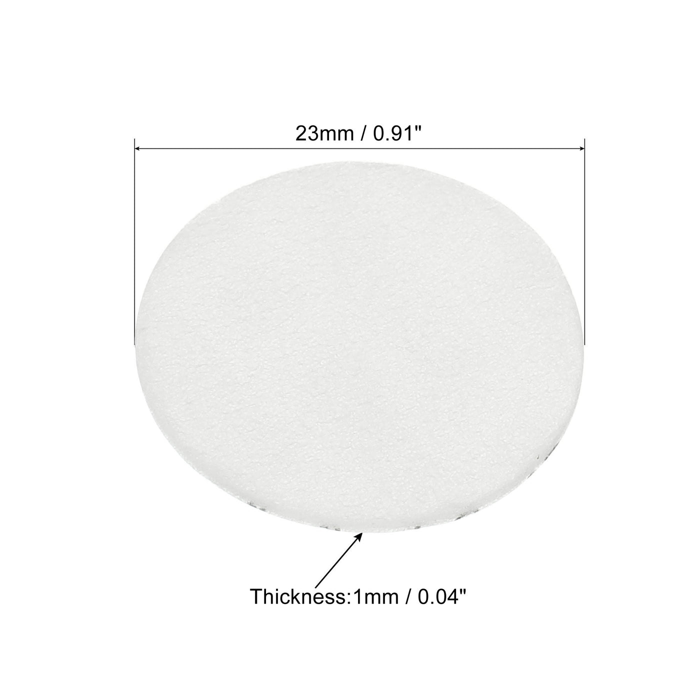 Harfington 23mm/0.91" Foam Lid Liner, 200 Pack PS Foam Resistant Tamper Pressure Sensitive Seal for Bottle Cap Liners Seals