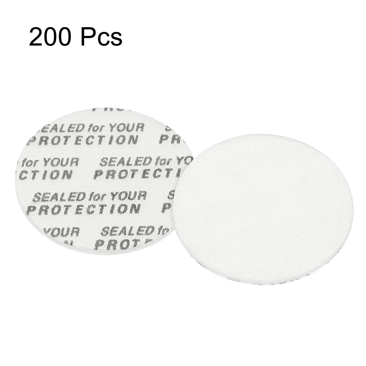 Harfington 25mm/0.98" Foam Lid Liner, 200 Pack PS Foam Resistant Tamper Pressure Sensitive Seal for Bottle Cap Liners Seals