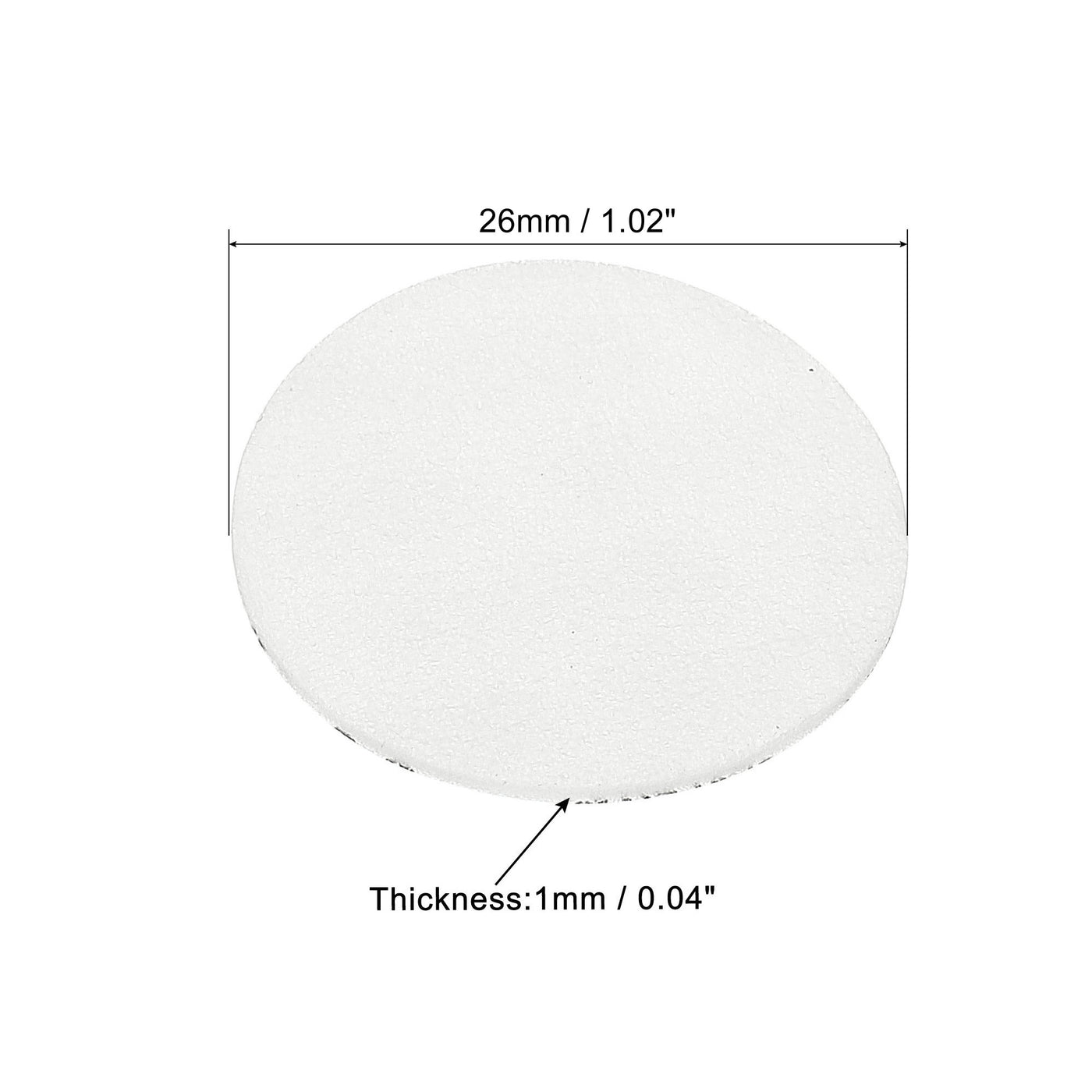 Harfington 26mm/1.02" Foam Lid Liner, 200 Pack PS Foam Resistant Tamper Pressure Sensitive Seal for Bottle Cap Liners Seals