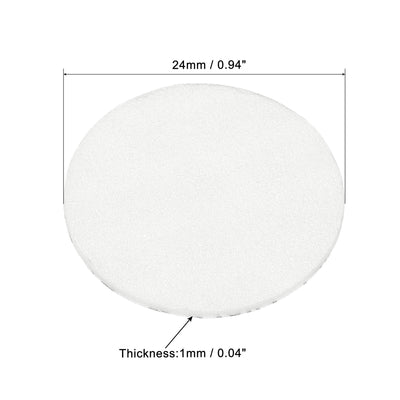 Harfington 24mm/0.94" Foam Lid Liner, 300 Pack PS Foam Resistant Tamper Pressure Sensitive Seal for Bottle Cap Liners Seals