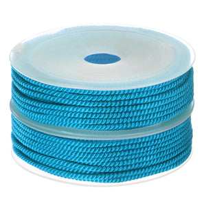 Nylon Thread Twine Beading Cord 1.6mm Extra-Strong Braided Nylon Crafting  String 16M/52 Feet, Pale Green