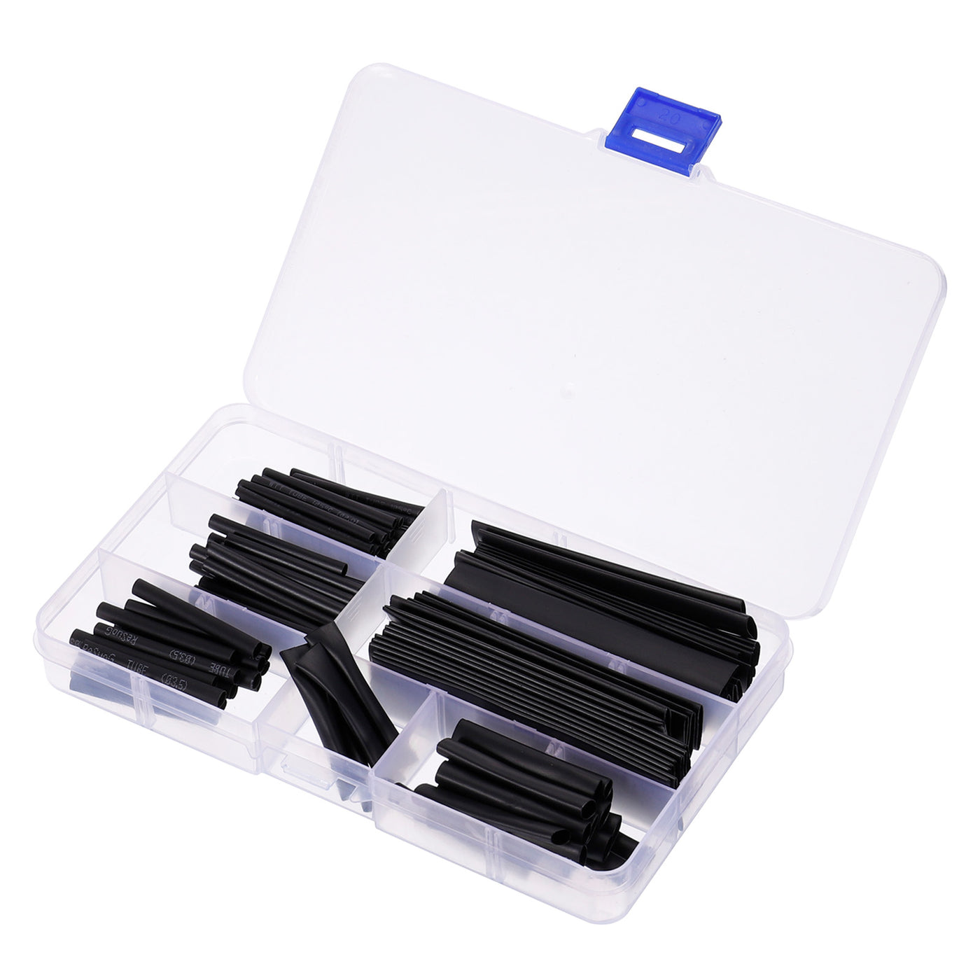 Harfington 150pcs Heat Shrink Tubing Kit 2:1 Heat Shrink Tube for Cable Wire Wrap 8 Size