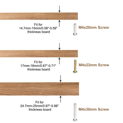 Harfington Uxcell 32x34mm Ceramic Drawer Knobs, 6pcs with M4 Mounting Screws for Home, White