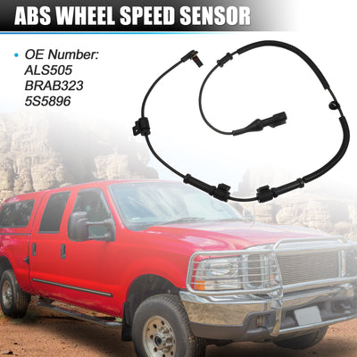 Harfington ABS Wheel Speed Sensor Replace 5C3Z2C204BA 6C3Z2C204B Front Left or Right ABS Brake Speed Sensor Fit for Ford F-250 F-350 Super Duty 2005-2010