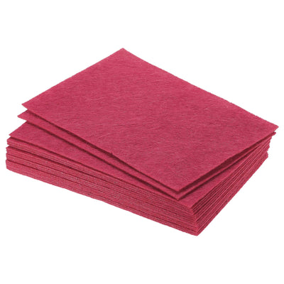 Harfington Soft Felt Sheets Fabric Craft Sheets Dark Red 6 x 4 Inch 18 Pcs