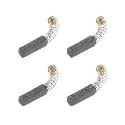 Harfington Carbon Brushes 0.6x0.2x0.2 Inch for Electric Motors Power Tool Angle Grinder Table Saw Spare Part Repair, 4 Pack