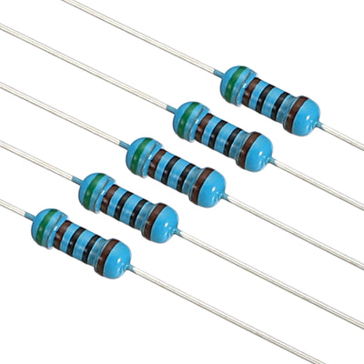 Harfington 300pcs Metal Film Resistor Assortment Kit 10Ohm-1MOhm 30 Value 1/4W 1% Tolerance