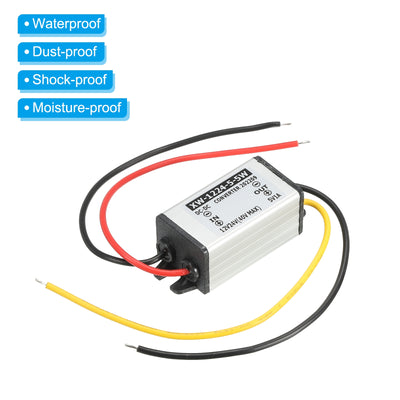 Harfington DC 12V 24V bis DC 5V 1A 5W Leistung Wandler Regulator Aluminium Schale für LED Solaranlage