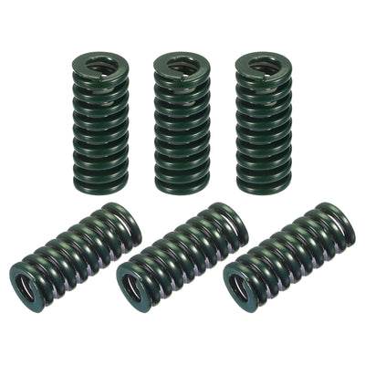 uxcell Uxcell 3D Printer Die Spring, 6pcs 10mm OD 25mm Long Spiral Stamping Compression Green