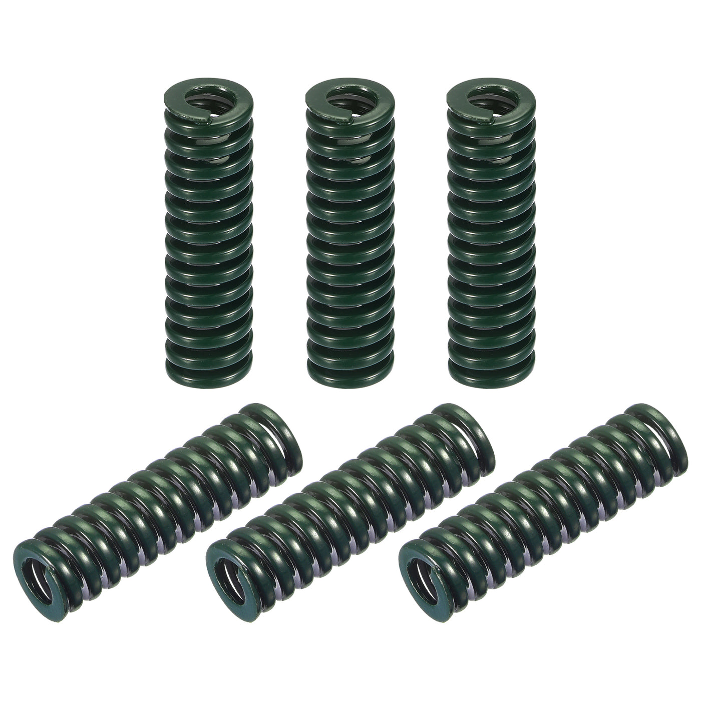 uxcell Uxcell 3D Printer Die Spring, 6pcs 10mm OD 35mm Long Spiral Stamping Compression Green