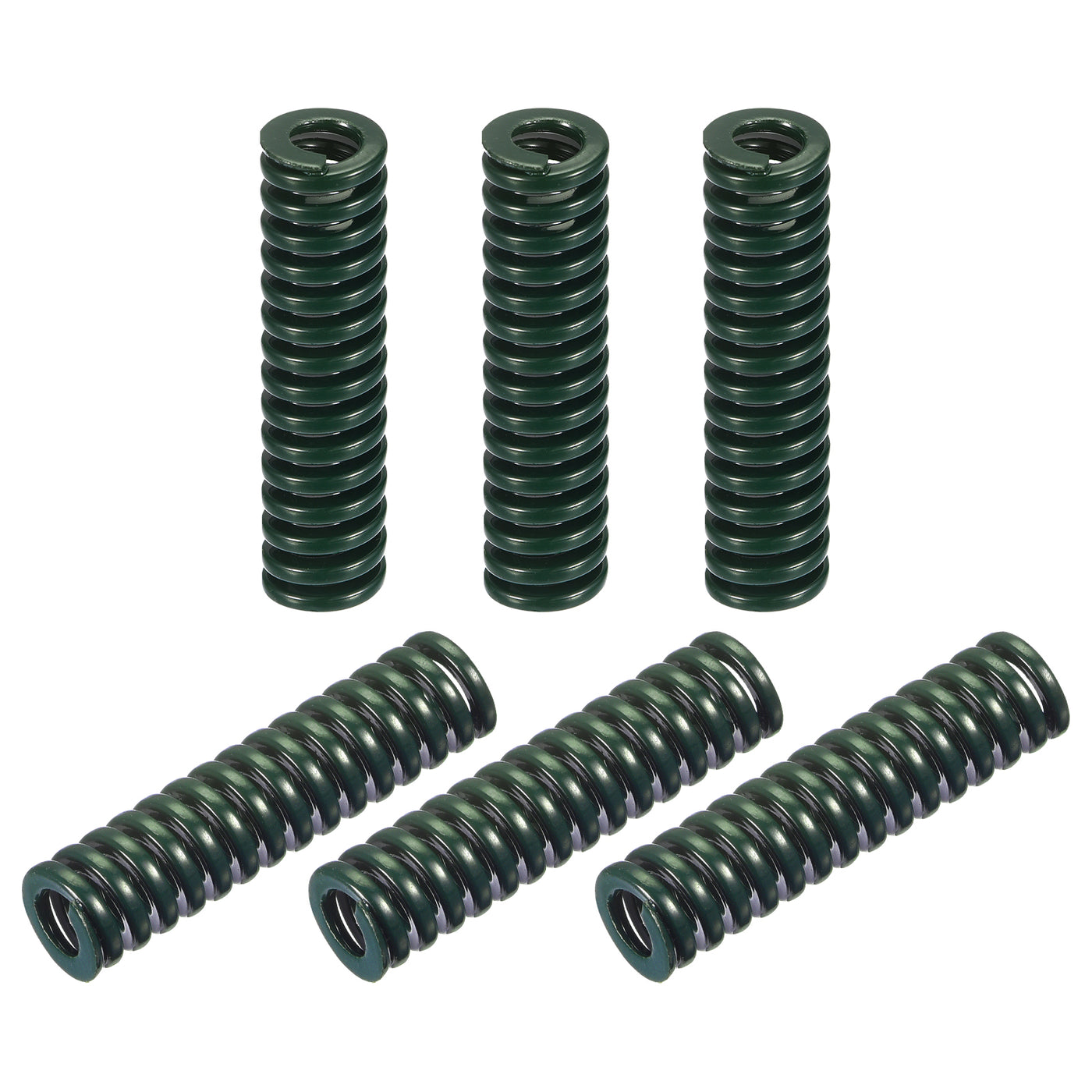 uxcell Uxcell 3D Printer Die Spring, 6pcs 10mm OD 40mm Long Spiral Stamping Compression Green