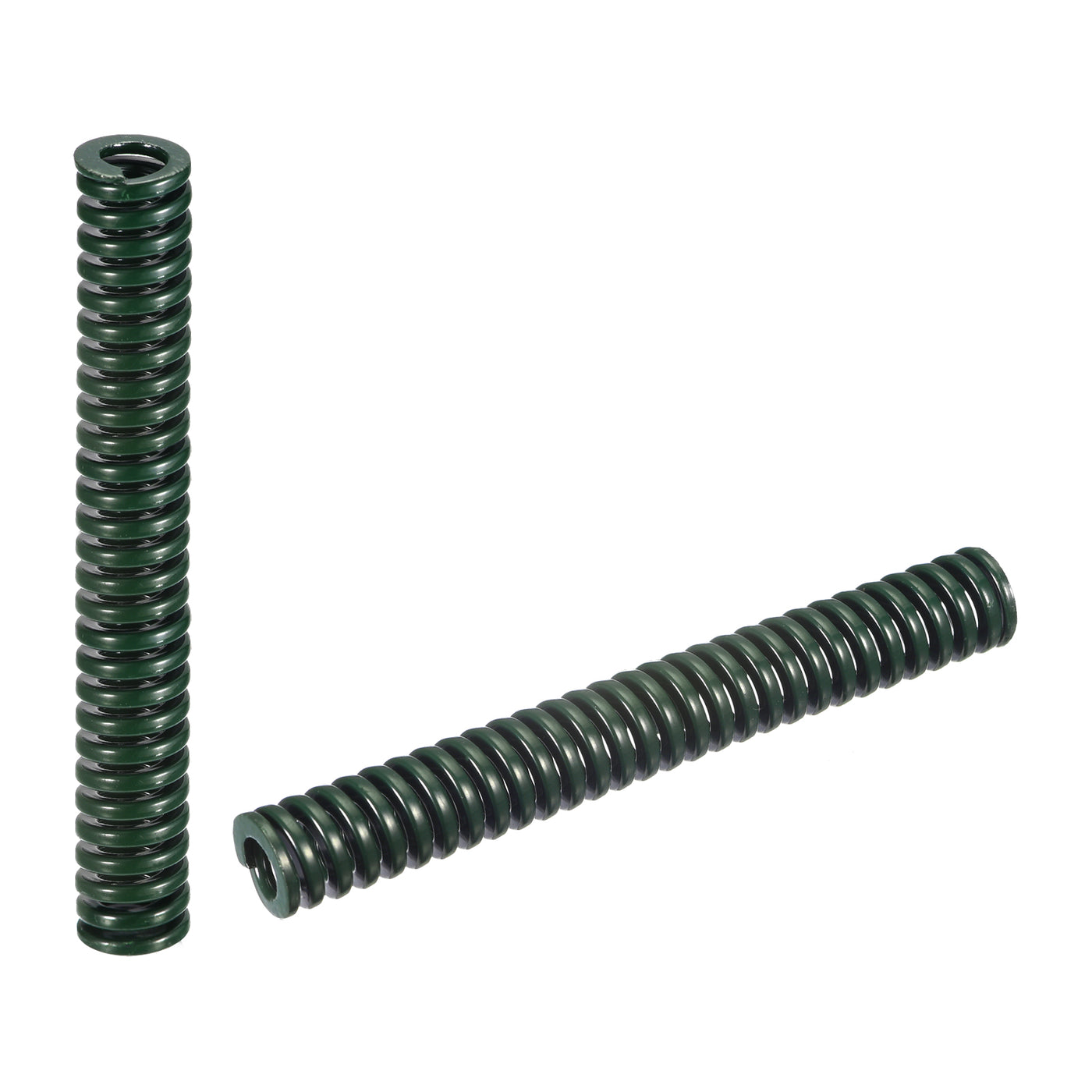 uxcell Uxcell 3D Printer Die Spring, 2pcs 10mm OD 75mm Long Spiral Stamping Compression Green