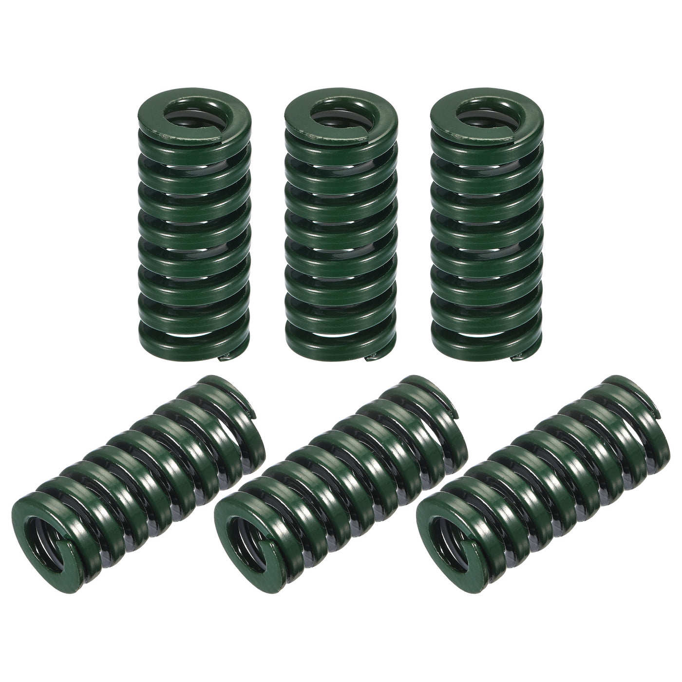 uxcell Uxcell 3D Printer Die Spring, 6pcs 14mm OD 30mm Long Spiral Stamping Compression Green