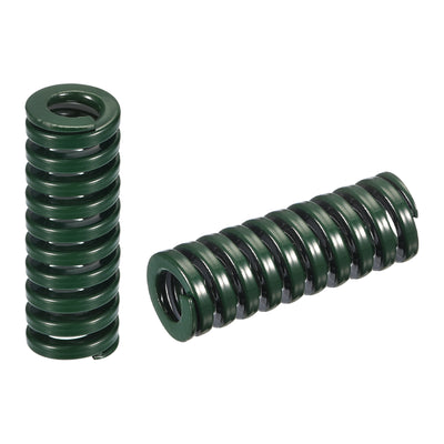 uxcell Uxcell 3D Printer Die Spring, 2pcs 14mm OD 35mm Long Spiral Stamping Compression Green