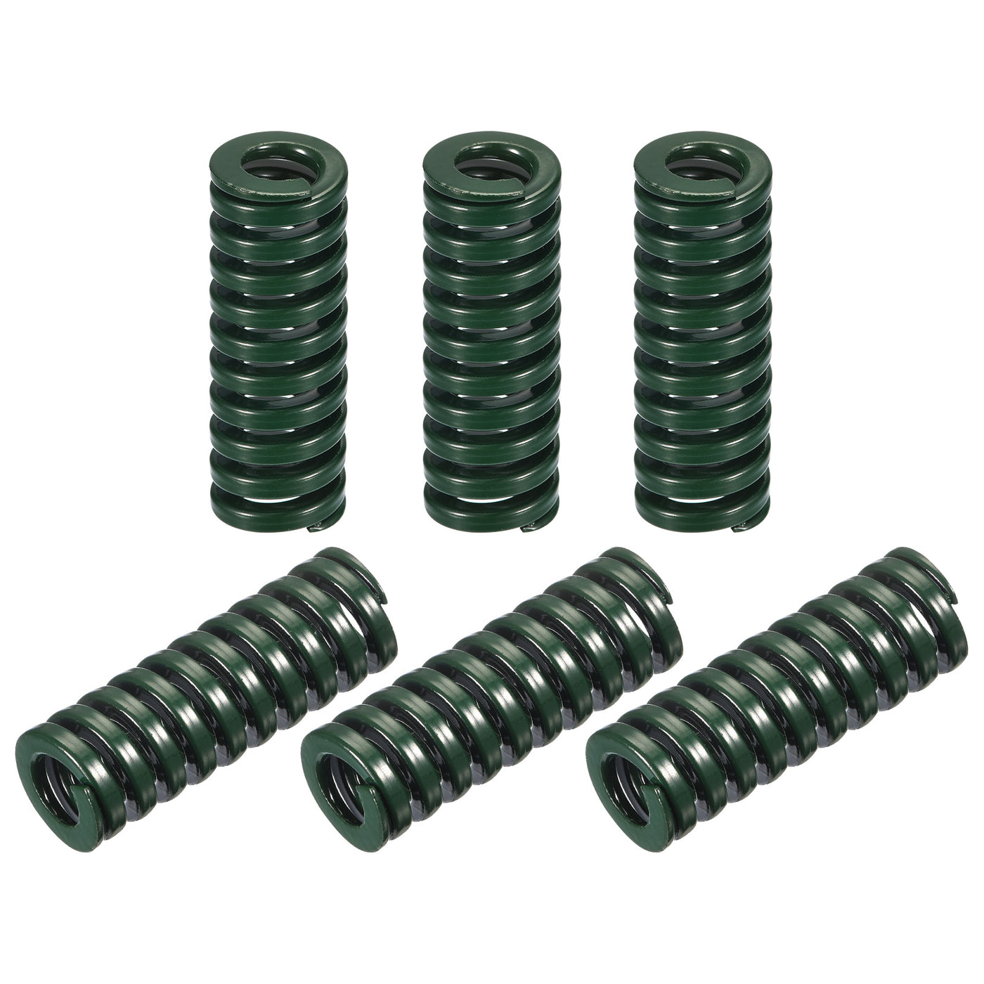 uxcell Uxcell 3D Printer Die Spring, 6pcs 14mm OD 35mm Long Spiral Stamping Compression Green