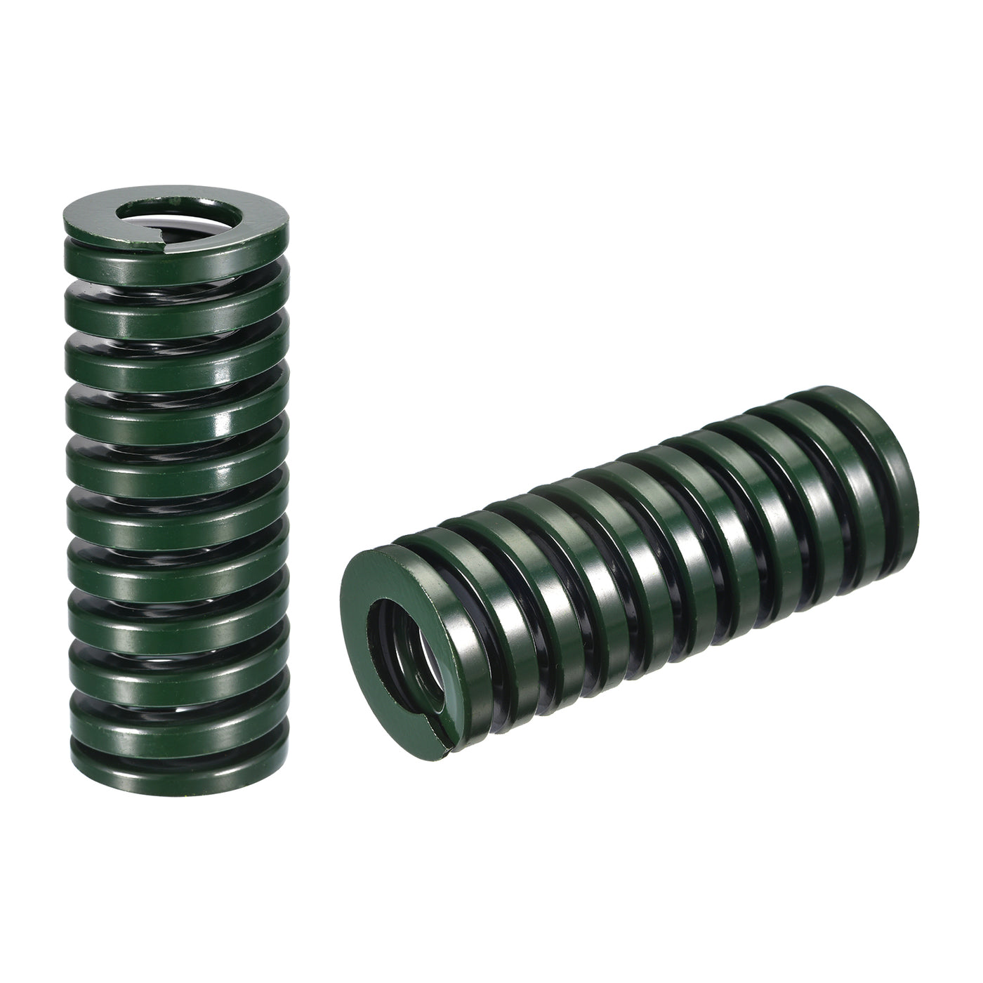 uxcell Uxcell 3D Printer Die Spring, 2pcs 35mm OD 90mm Long Spiral Stamping Compression Green