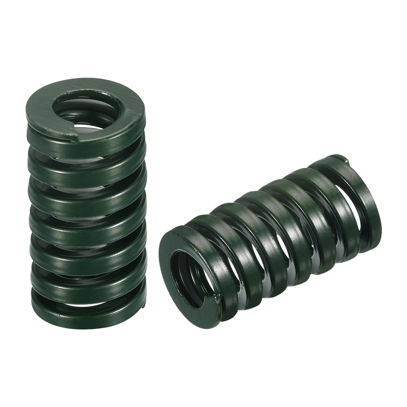 uxcell Uxcell 3D Printer Die Spring, 2pcs 16mm OD 30mm Long Spiral Stamping Compression Green