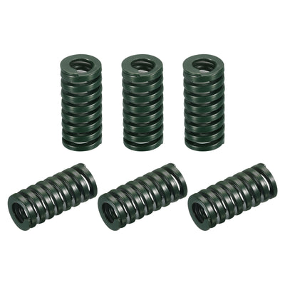 uxcell Uxcell 3D Printer Die Spring, 6pcs 16mm OD 35mm Long Spiral Stamping Compression Green