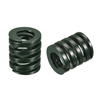 uxcell Uxcell 3D Printer Die Spring, 2pcs 25mm OD 30mm Long Spiral Stamping Compression Green