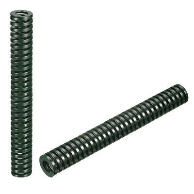 uxcell Uxcell 3D Printer Die Spring, 2pcs 25mm OD 200mm Long Spiral Stamping Compression Green