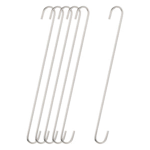 Uxcell Stainless Steel S Hooks 3.15 Flat S Shaped Hook Hangers 4pcs | Harfington