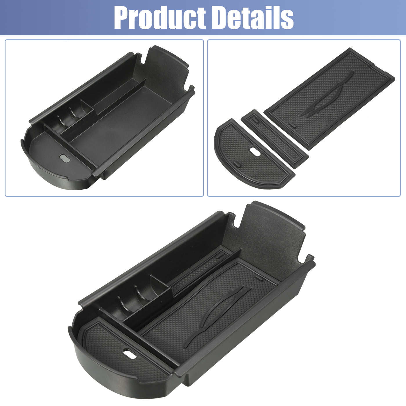 X AUTOHAUX Car Center Console Storage Box Armrests Center Console Accessories Fit for Toyota C-HR NGX50 ZYX10 2016-2022