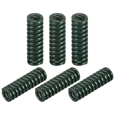 uxcell Uxcell 3D Printer Die Spring, 6pcs 8mm OD 25mm Long Spiral Stamping Compression Green