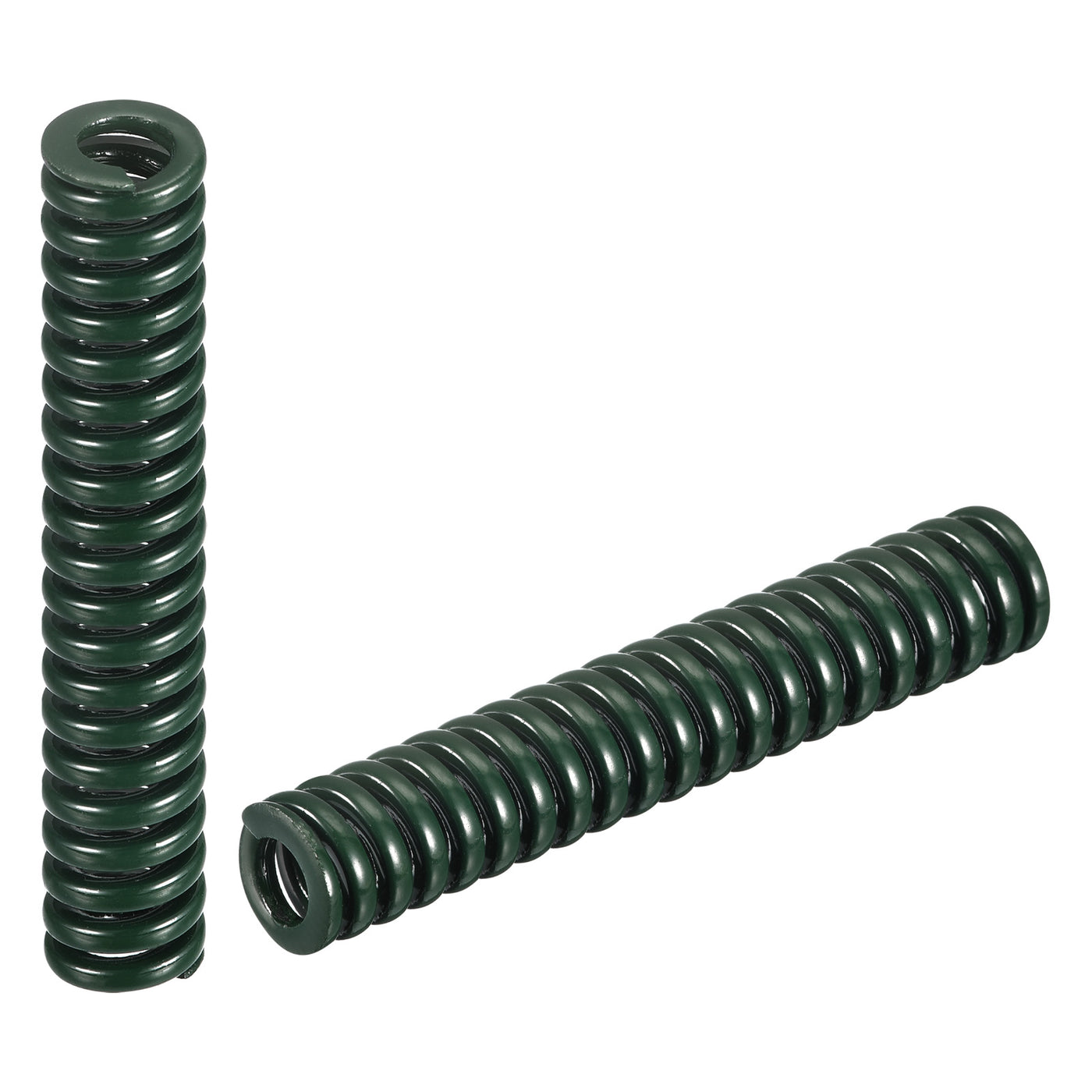 uxcell Uxcell 3D Printer Die Spring, 2pcs 8mm OD 45mm Long Spiral Stamping Compression Green