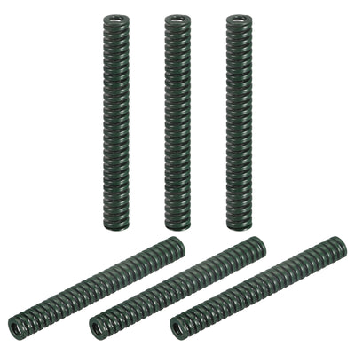 uxcell Uxcell 3D Printer Die Spring, 6pcs 8mm OD 65mm Long Spiral Stamping Compression Green