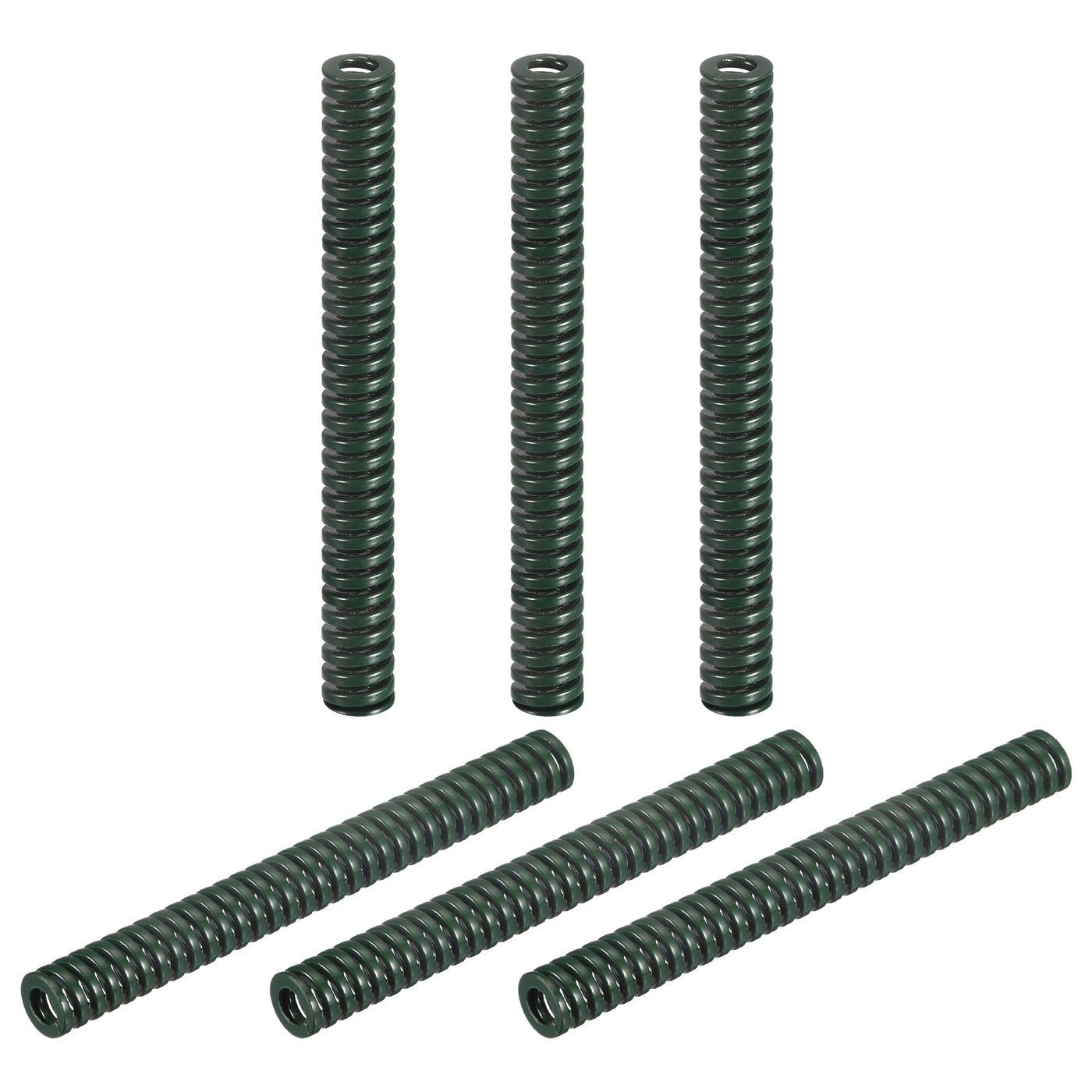 uxcell Uxcell 3D Printer Die Spring, 6pcs 8mm OD 70mm Long Spiral Stamping Compression Green