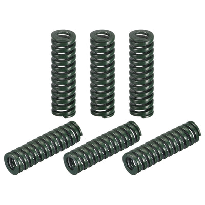 uxcell Uxcell 3D Printer Die Spring, 6pcs 12mm OD 40mm Long Spiral Stamping Compression Green