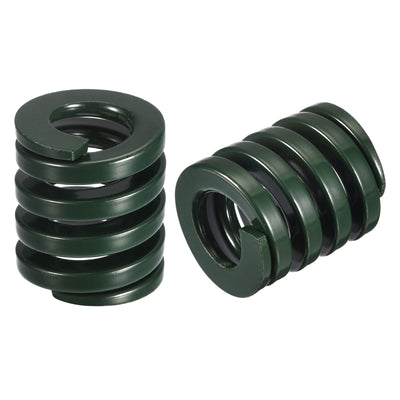 uxcell Uxcell 3D Printer Die Spring, 2pcs 27mm OD 30mm Long Spiral Stamping Compression Green