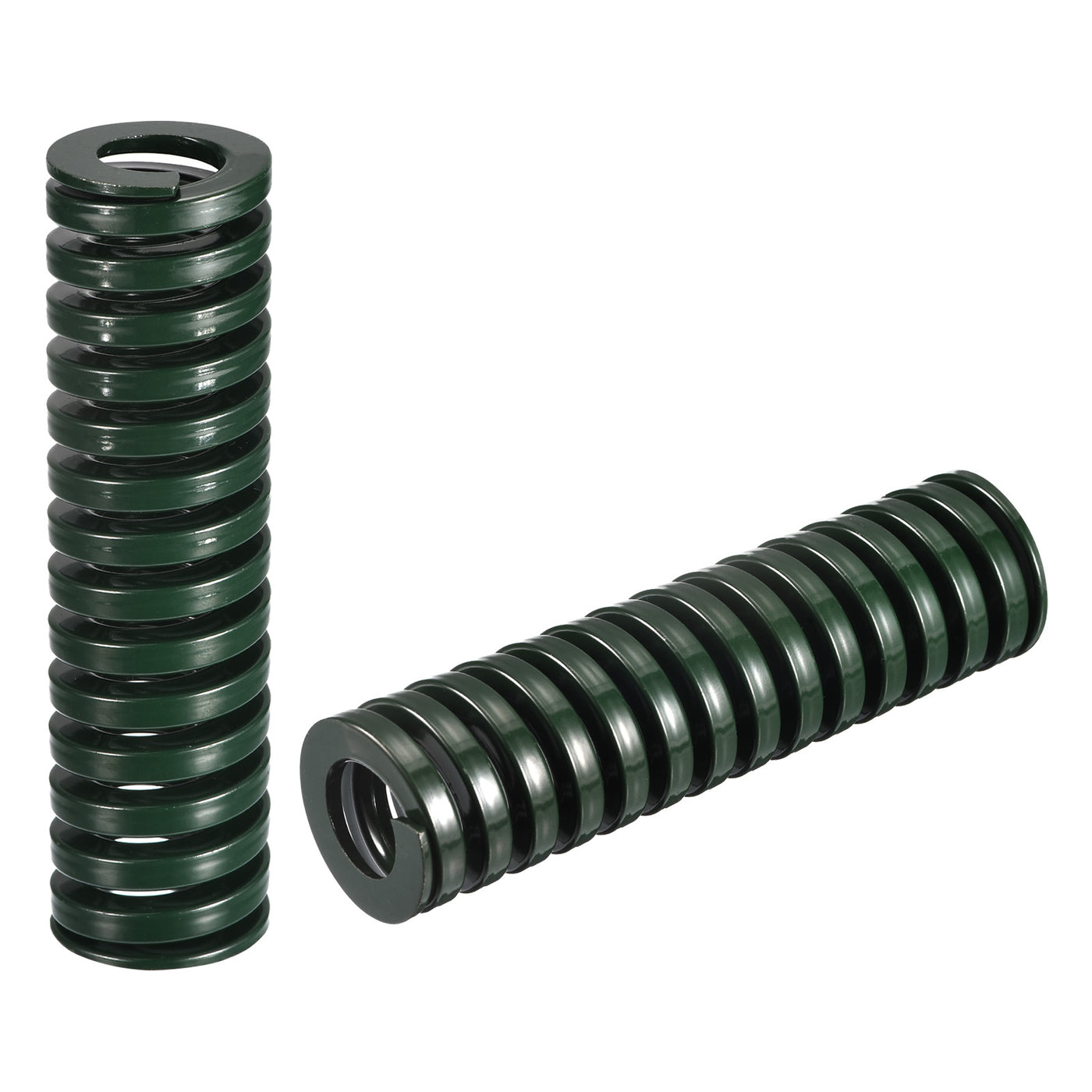 uxcell Uxcell 3D Printer Die Spring, 2pcs 27mm OD 100mm Long Spiral Stamping Compression Green