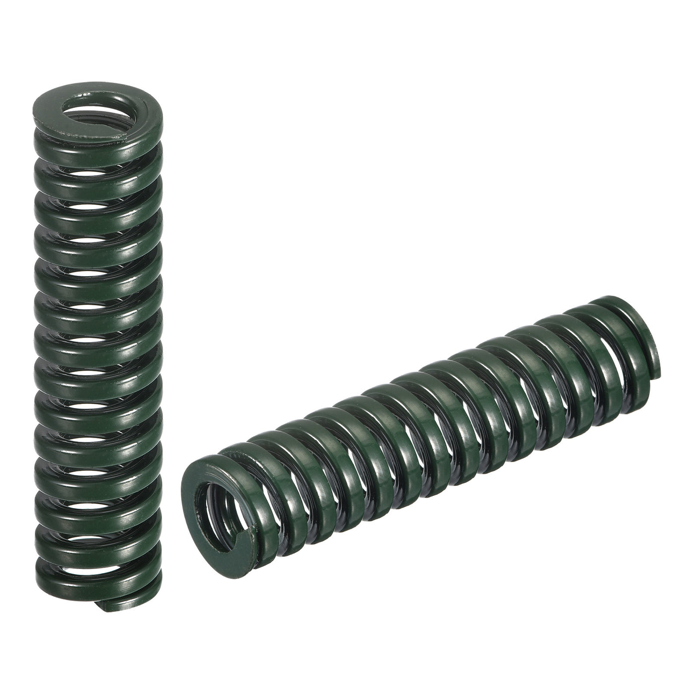 uxcell Uxcell 3D Printer Die Spring, 2pcs 12mm OD 45mm Long Spiral Stamping Compression Green