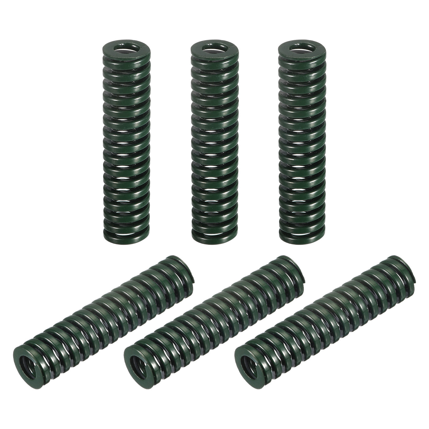 uxcell Uxcell 3D Printer Die Spring, 6pcs 12mm OD 50mm Long Spiral Stamping Compression Green