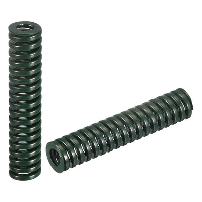 uxcell Uxcell 3D Printer Die Spring, 2pcs 12mm OD 55mm Long Spiral Stamping Compression Green