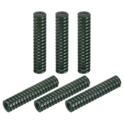 uxcell Uxcell 3D Printer Die Spring, 6pcs 12mm OD 55mm Long Spiral Stamping Compression Green