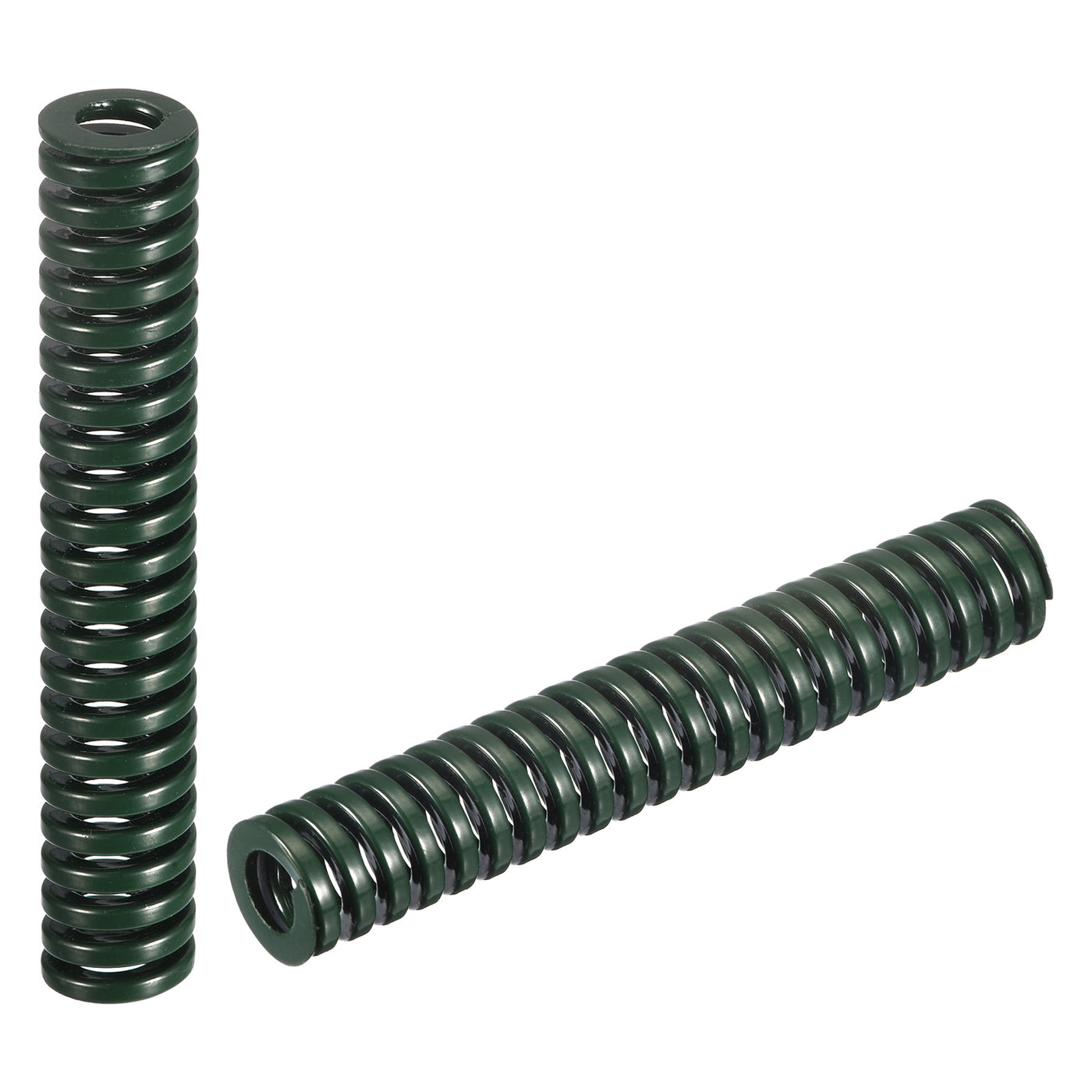 uxcell Uxcell 3D Printer Die Spring, 2pcs 12mm OD 65mm Long Spiral Stamping Compression Green