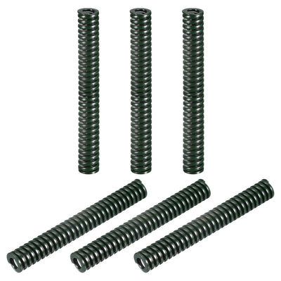 Harfington Uxcell 3D Printer Die Spring, 6pcs 12mm OD 90mm Long Spiral Stamping Compression Green