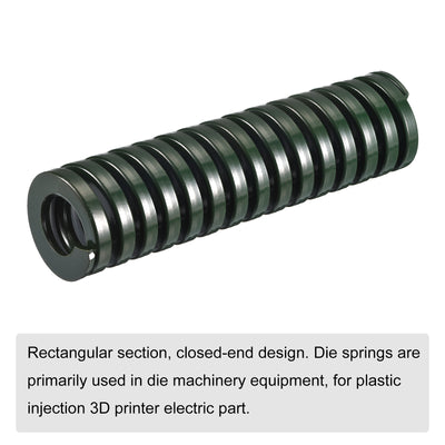 Harfington Uxcell 3D Printer Die Spring, 1pcs 40mm OD 150mm Long Spiral Stamping Compression Green