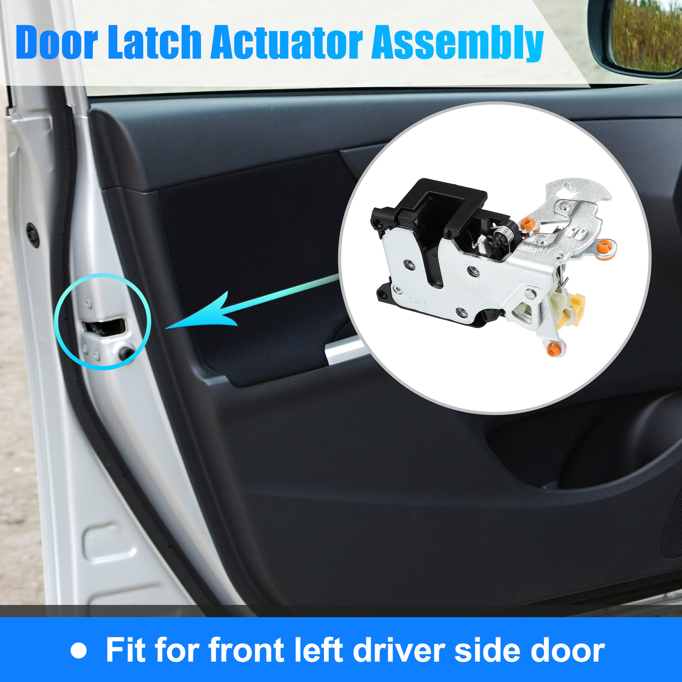 X AUTOHAUX Front Left Power Door Lock Actuator Assembly Motor 15111447 for Chevrolet for GMC for Cadillac for Buick for Saturn Front Driver Side Door Lock Latch Actuator Assembly LH