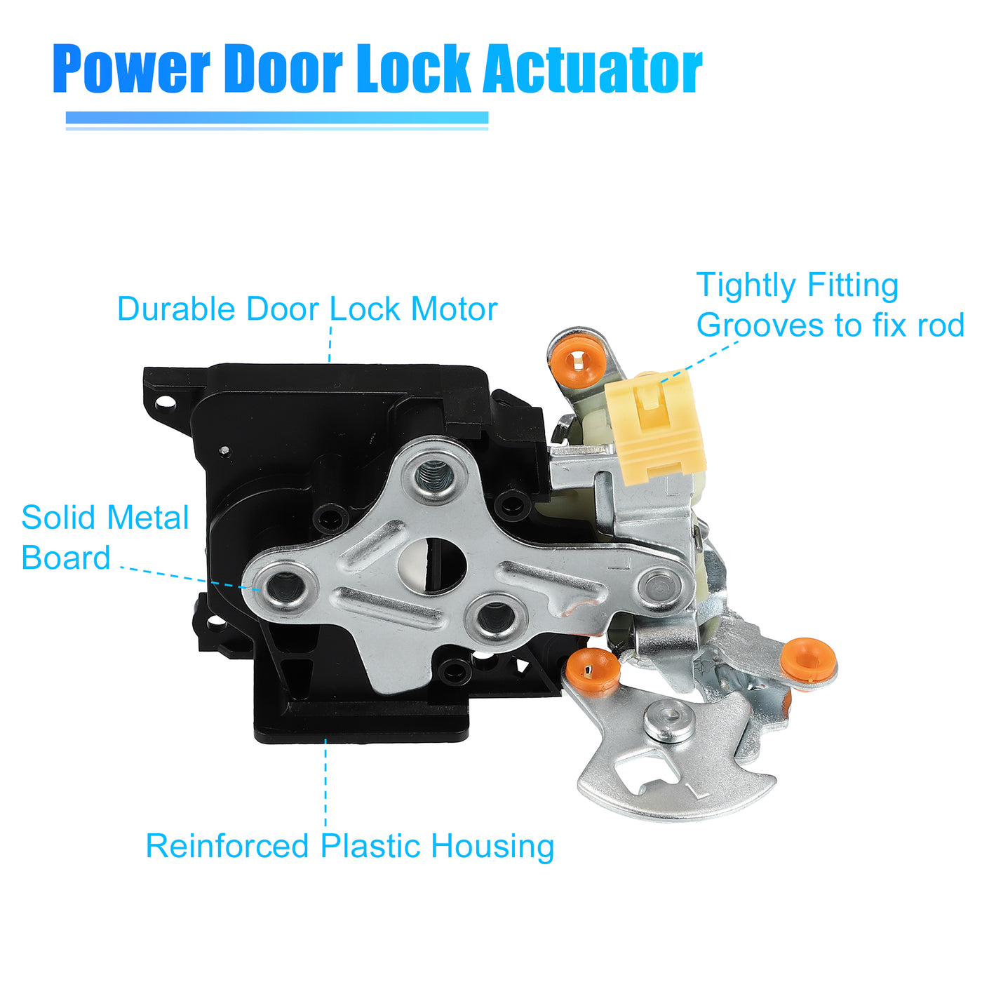 X AUTOHAUX Front Left Power Door Lock Actuator Assembly Motor 15111447 for Chevrolet for GMC for Cadillac for Buick for Saturn Front Driver Side Door Lock Latch Actuator Assembly LH