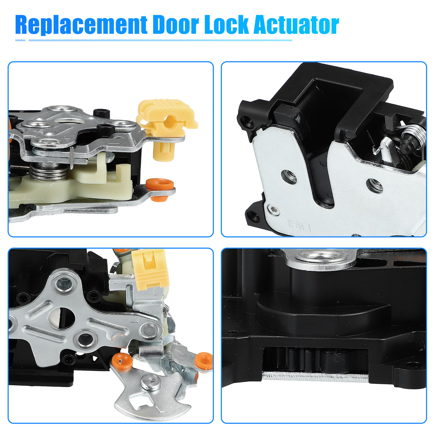 X AUTOHAUX Front Left Power Door Lock Actuator Assembly Motor 15111447 for Chevrolet for GMC for Cadillac for Buick for Saturn Front Driver Side Door Lock Latch Actuator Assembly LH